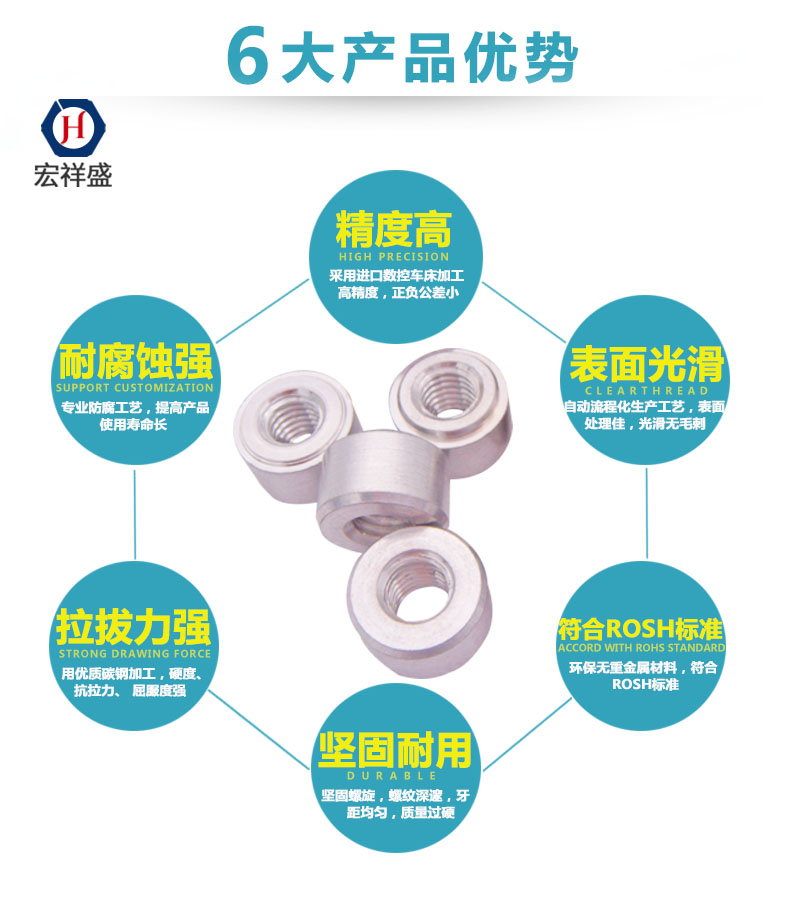 精密鋁螺母加工