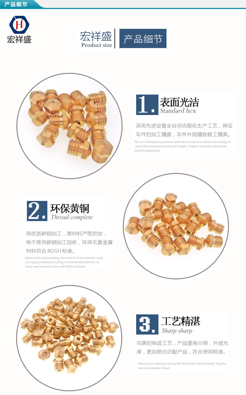 噴嘴環保銅件加工